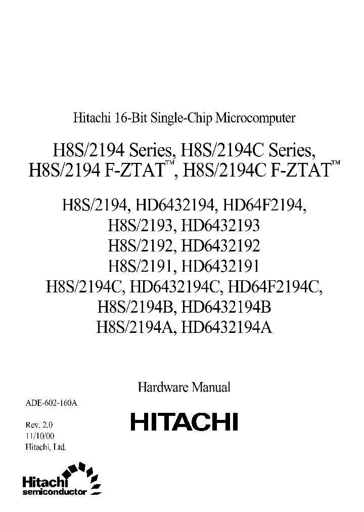 HD64F2194CF_7214154.PDF Datasheet