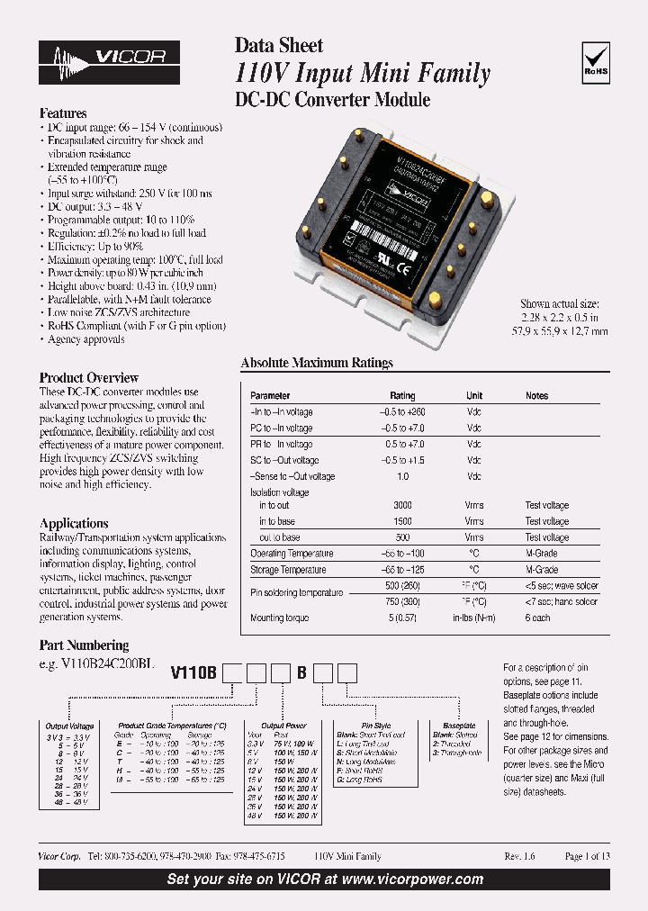 V110B28C150BG_7216157.PDF Datasheet