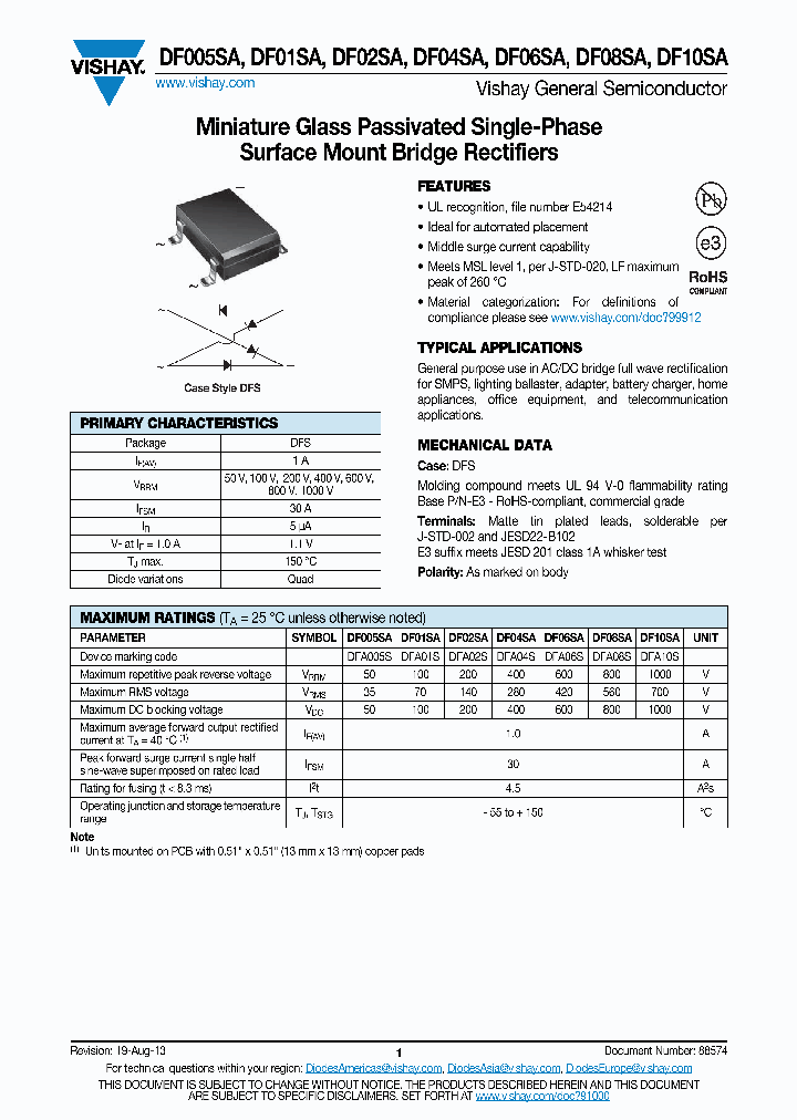 DFA10S_7216664.PDF Datasheet