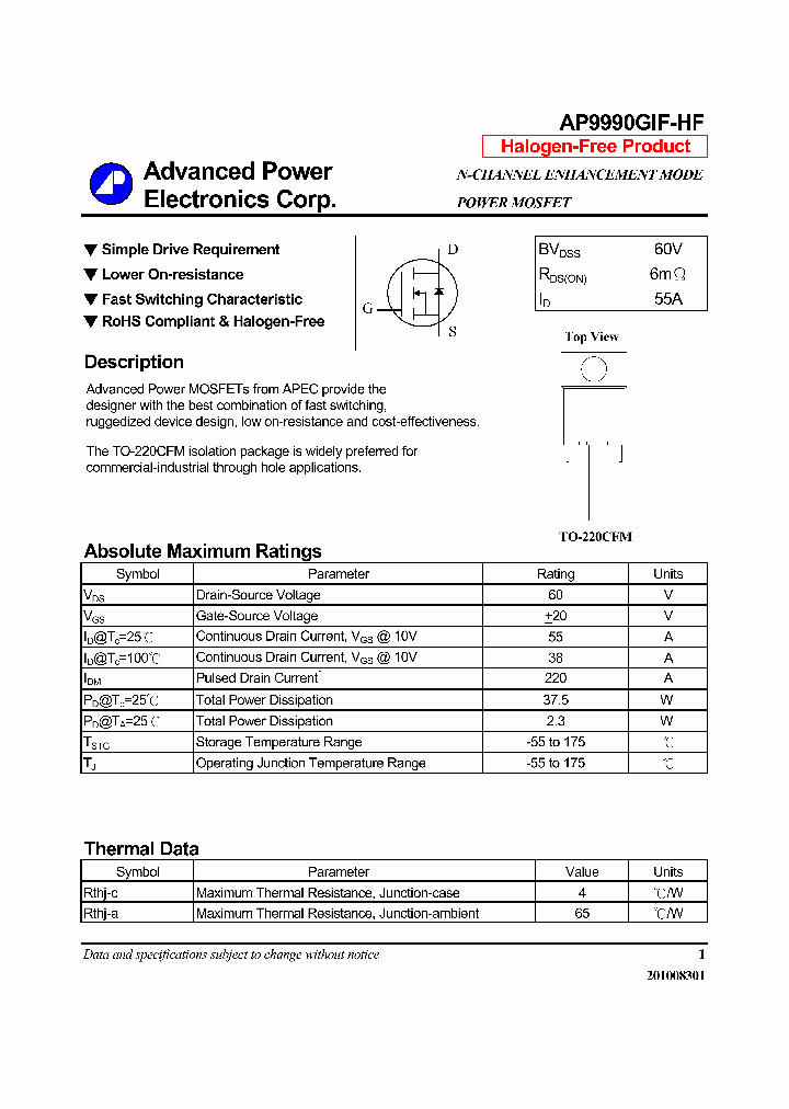 AP9990GIF-HF_7217628.PDF Datasheet