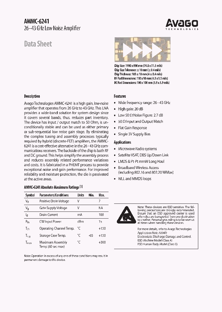 AMMC-6241-W50_7219103.PDF Datasheet