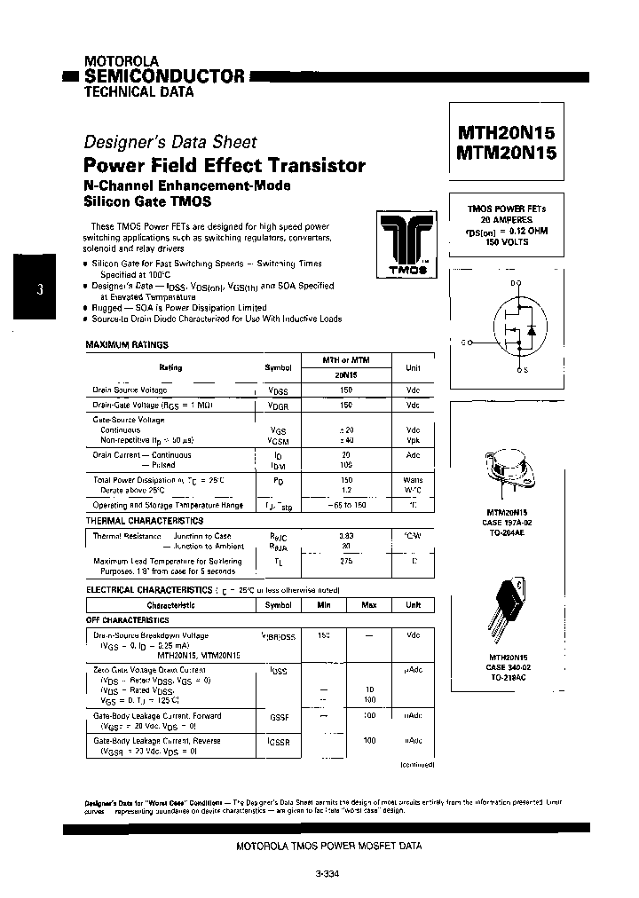 MOTOROLAINC-MTM20N15_7219853.PDF Datasheet
