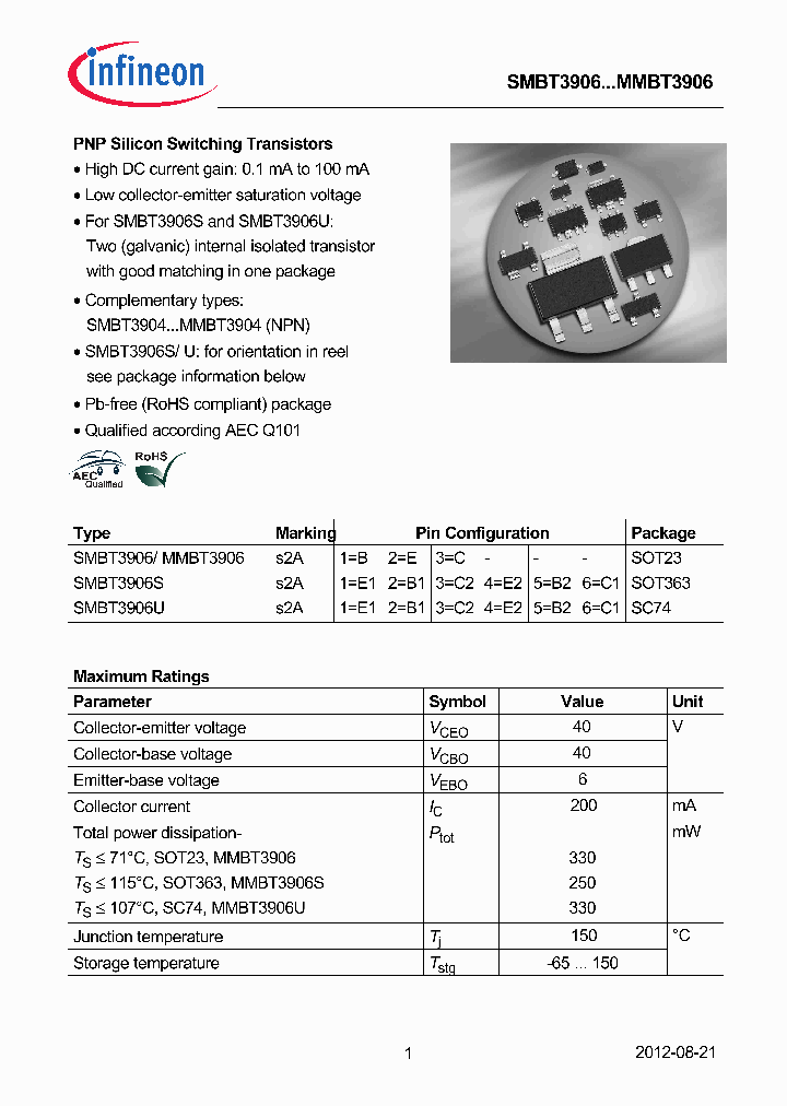 SMBT3906MMBT3906_7220861.PDF Datasheet