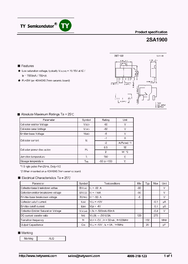 2SA1900_7220957.PDF Datasheet