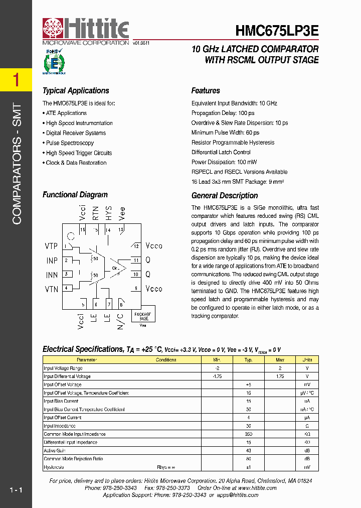 HMC675LP3E1109_7221170.PDF Datasheet