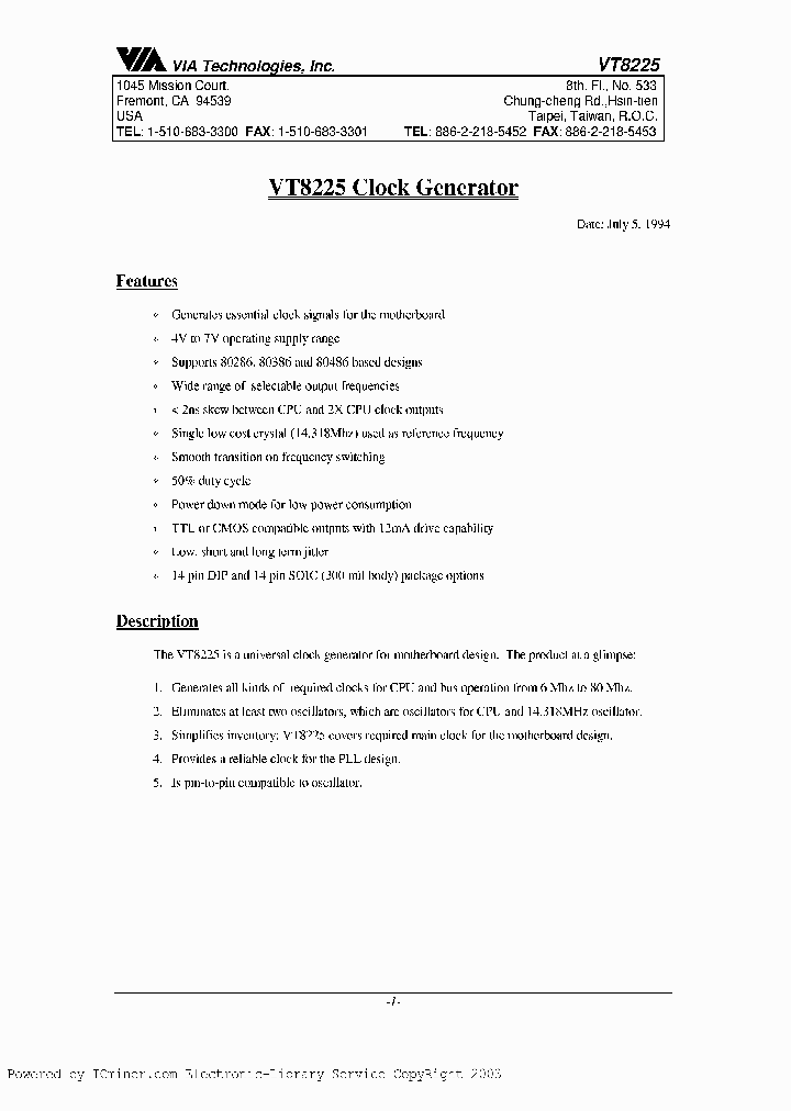 VT822514SOIC_7223387.PDF Datasheet