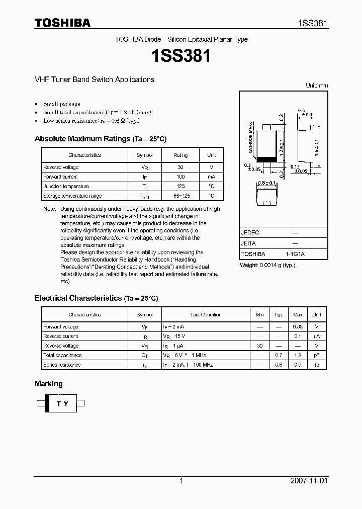 1SS381_7223472.PDF Datasheet