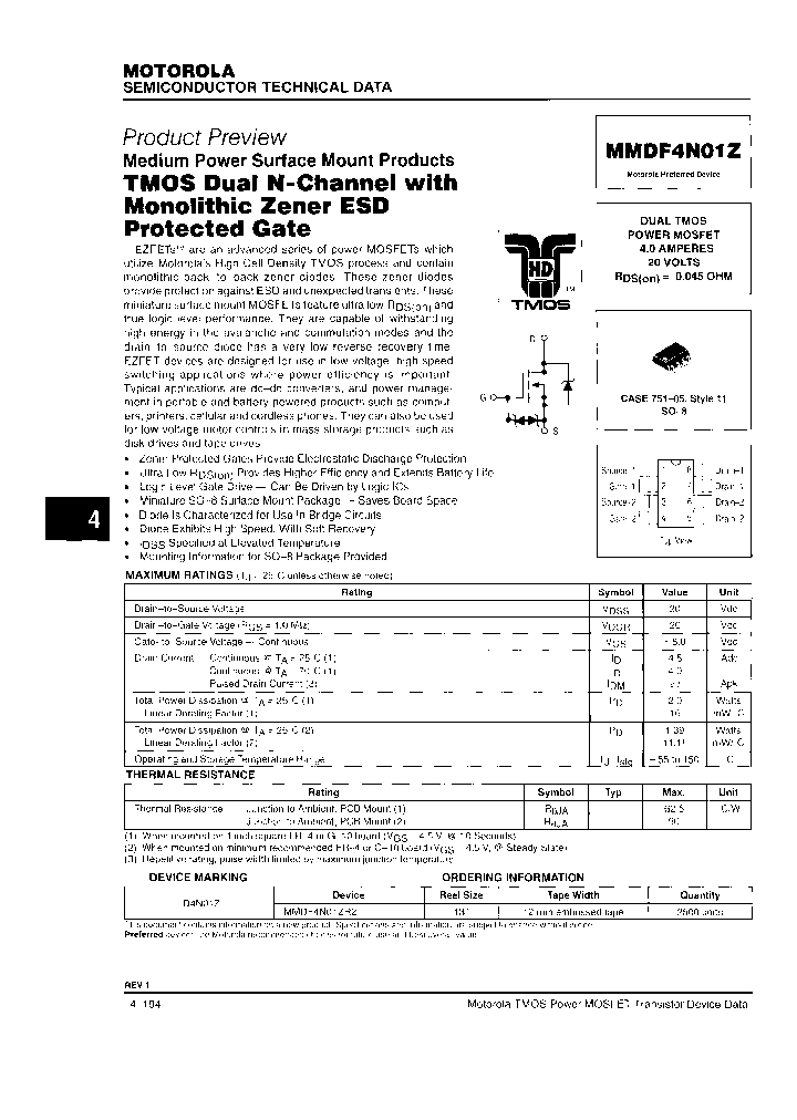 MMDF4N01ZR2_7225003.PDF Datasheet