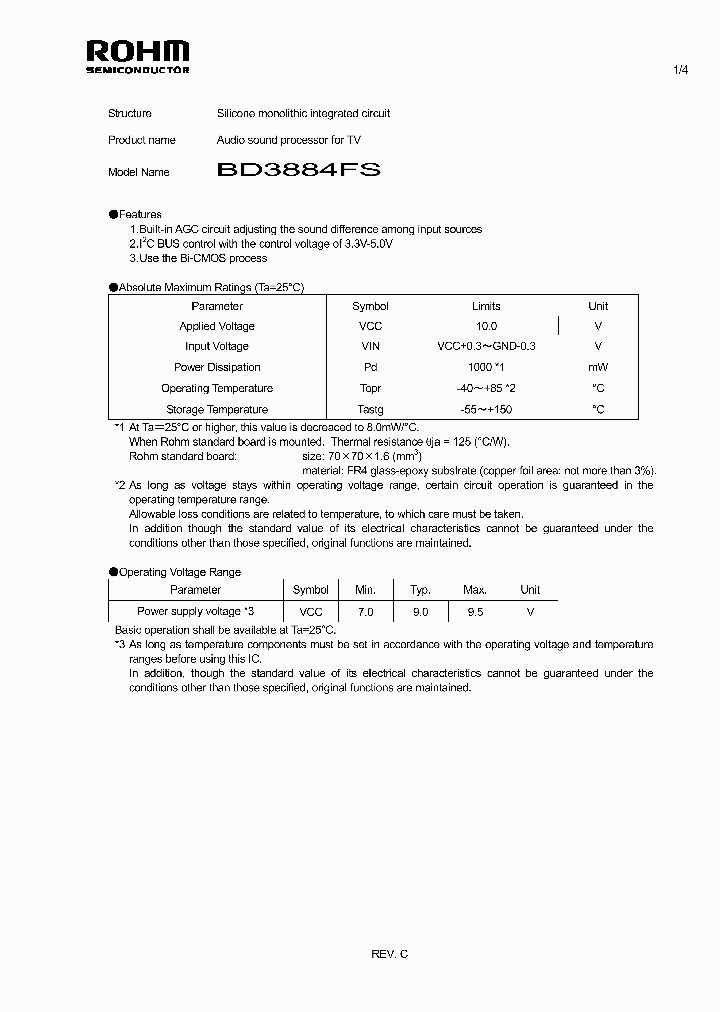 BD3884FS_7225022.PDF Datasheet