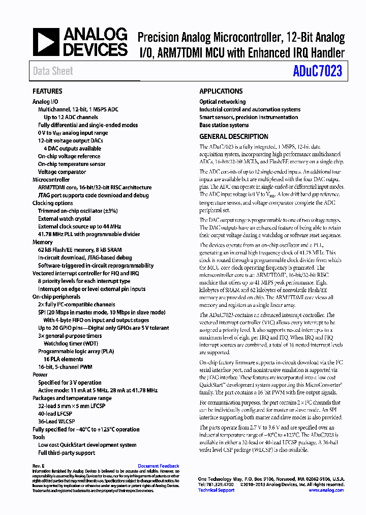 EVAL-ADUC7023QSPZ2_7228803.PDF Datasheet