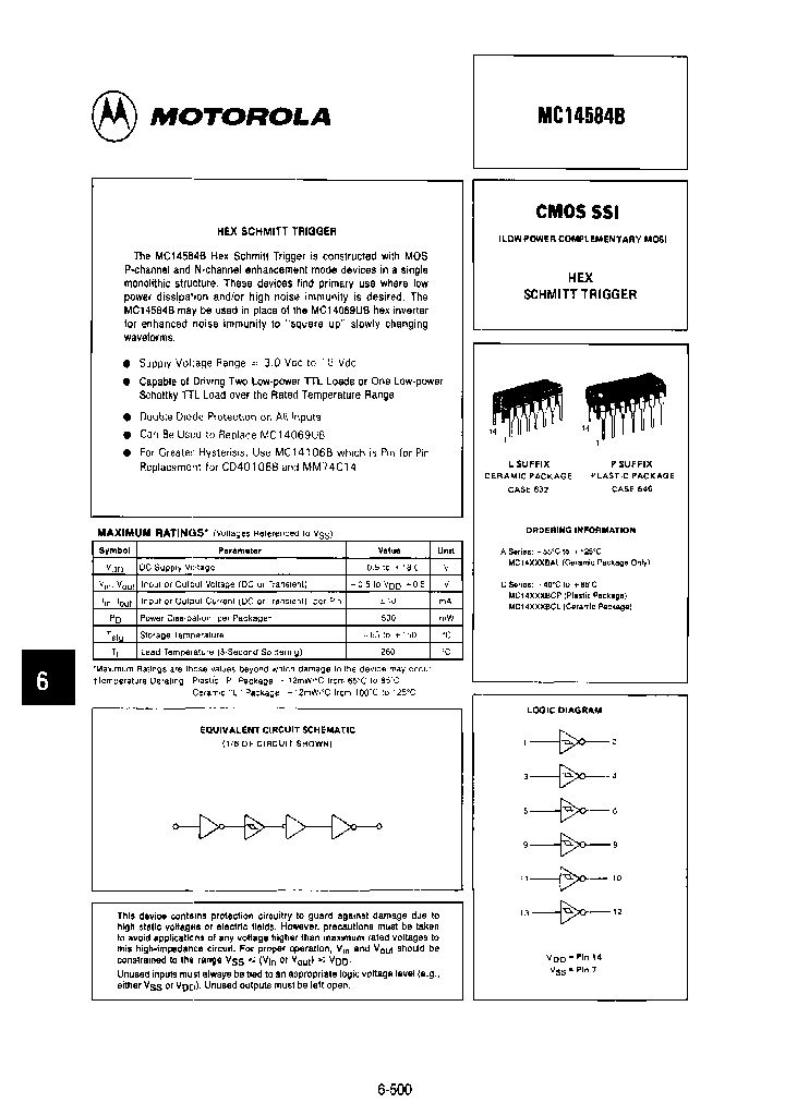 MOTOROLAINC-MC14584BALDS_7228341.PDF Datasheet