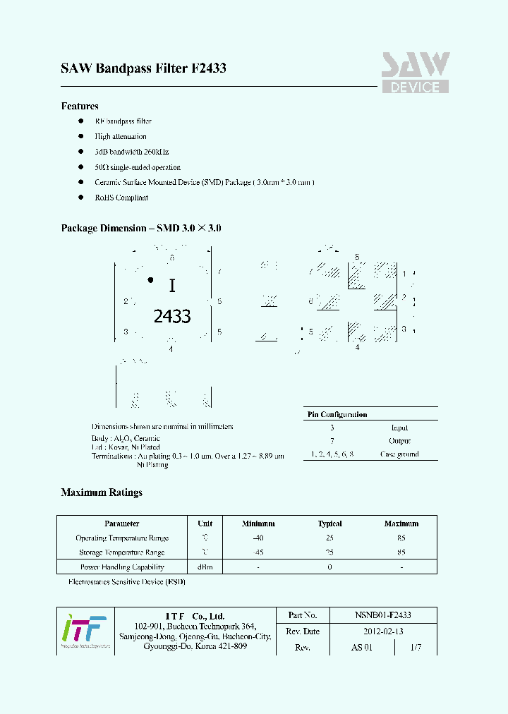 NSNB01-F2433_7230877.PDF Datasheet