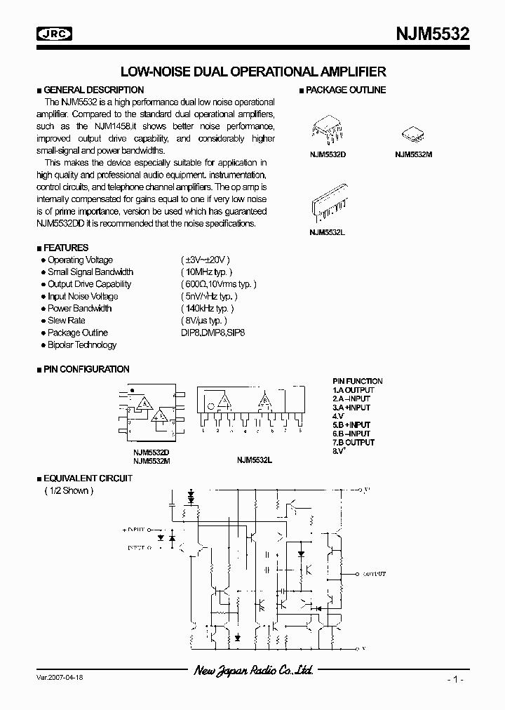 NJM5532D_7230935.PDF Datasheet