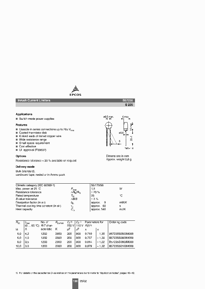 B57235S0609M000_7231558.PDF Datasheet