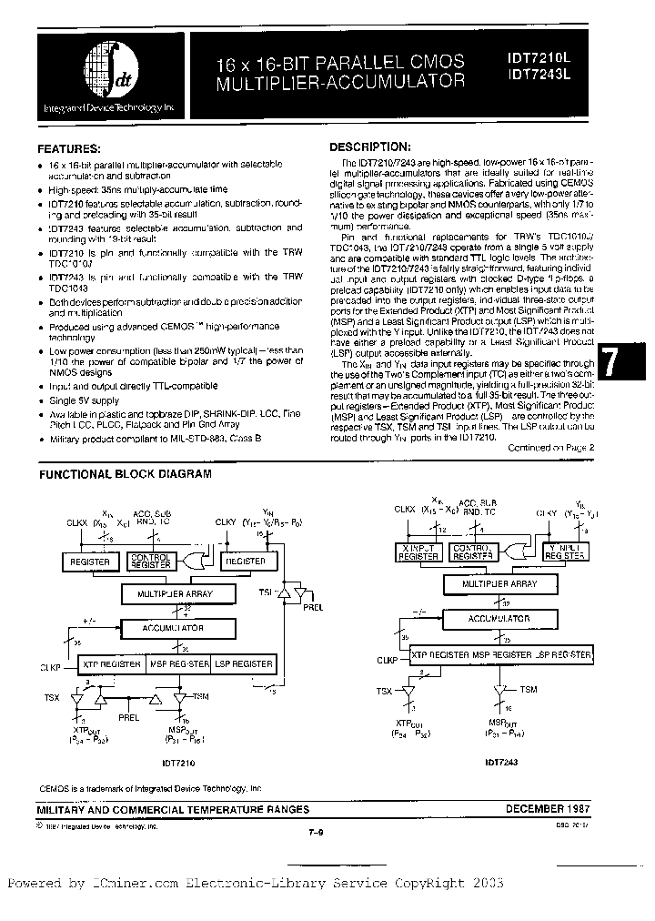 IDT7243L100L_7232120.PDF Datasheet