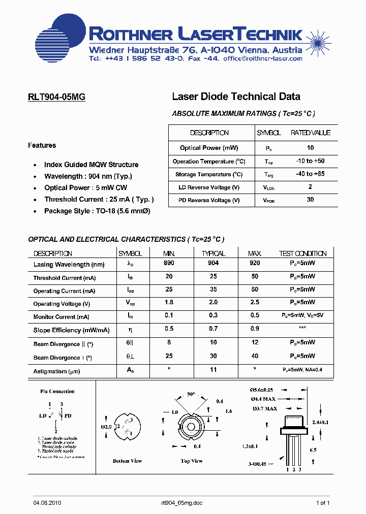 RLT904-05MG_7232770.PDF Datasheet