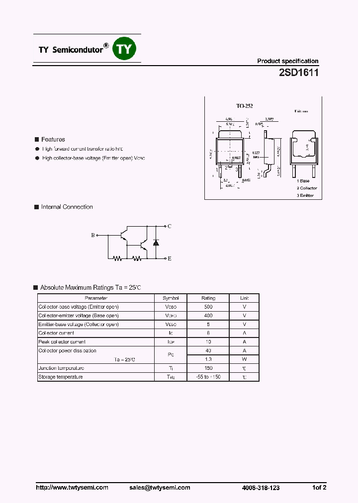 2SD1611_7233558.PDF Datasheet