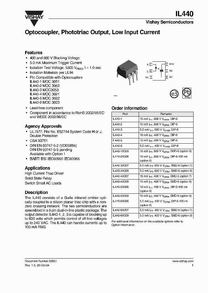 IL440-1-X019_7233588.PDF Datasheet