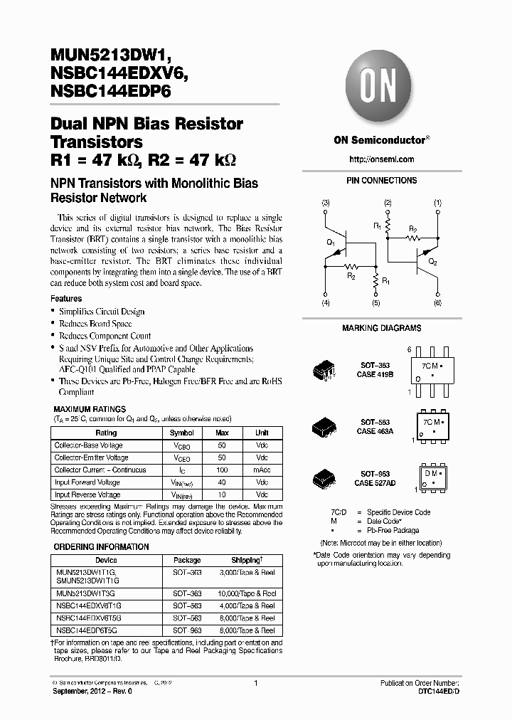 SMUN5213DW1T1G_7235090.PDF Datasheet
