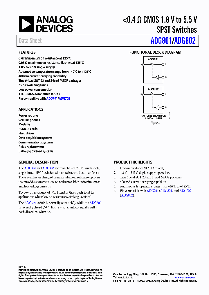 ADG801BRM_7235092.PDF Datasheet