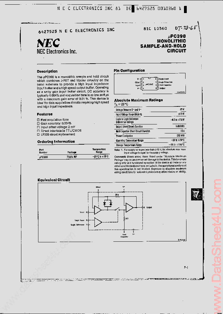 UPC398_7235362.PDF Datasheet
