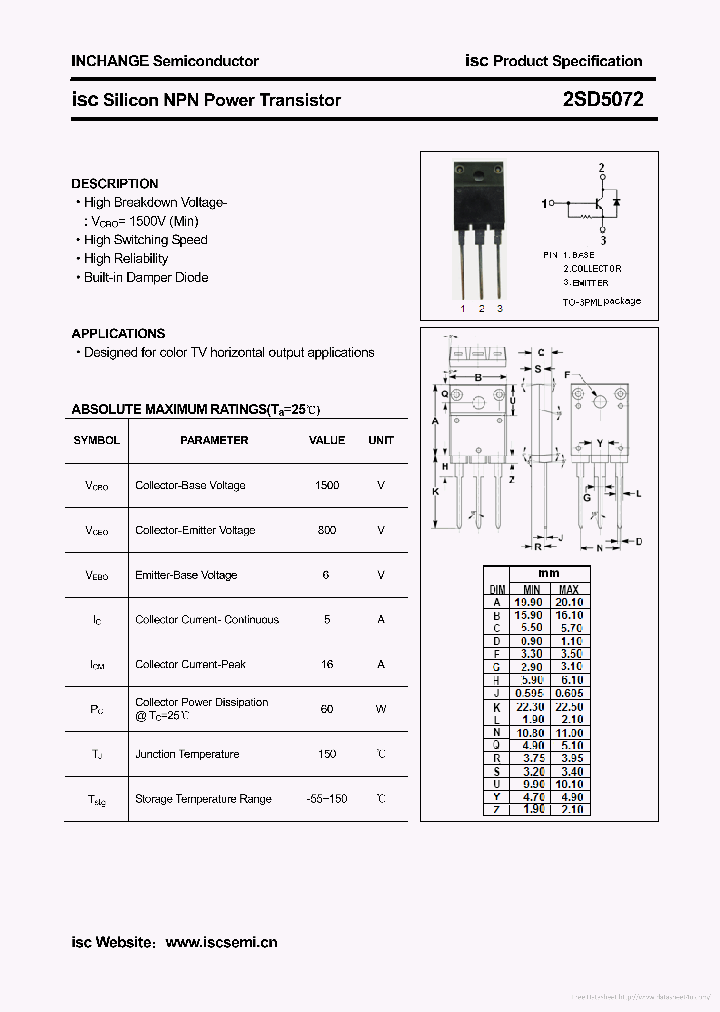 2SD5072_7235368.PDF Datasheet