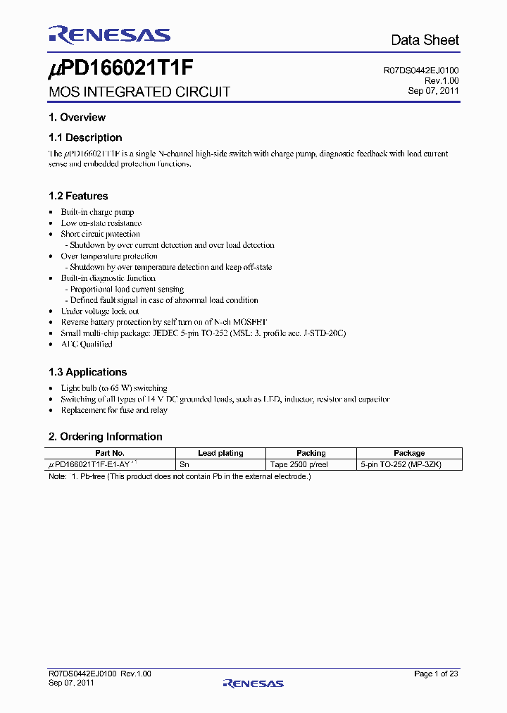 UPD166021T1F_7235769.PDF Datasheet