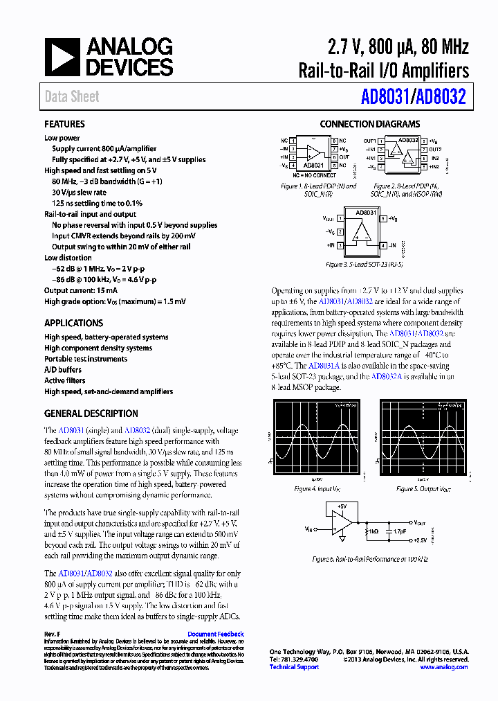 AD8031ANZ_7235901.PDF Datasheet