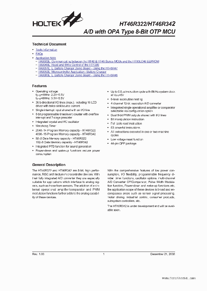 HT46R322_7236379.PDF Datasheet
