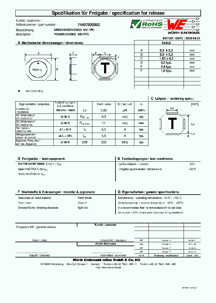74407000082_7236611.PDF Datasheet