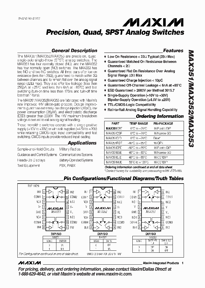MAX352EGE_7236666.PDF Datasheet