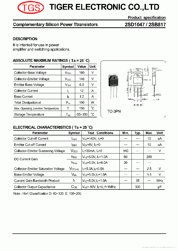 2SD1047_7237566.PDF Datasheet
