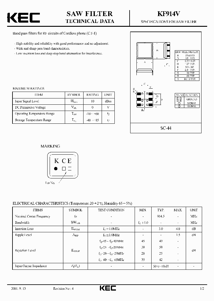 KF914V_7238303.PDF Datasheet
