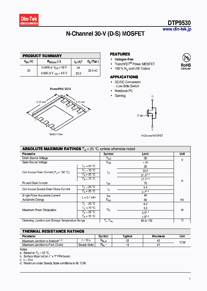 DTP9530_7239581.PDF Datasheet