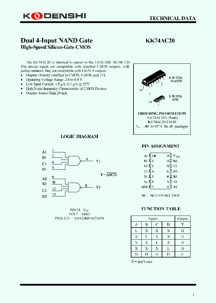 KK74AC20D_7240249.PDF Datasheet