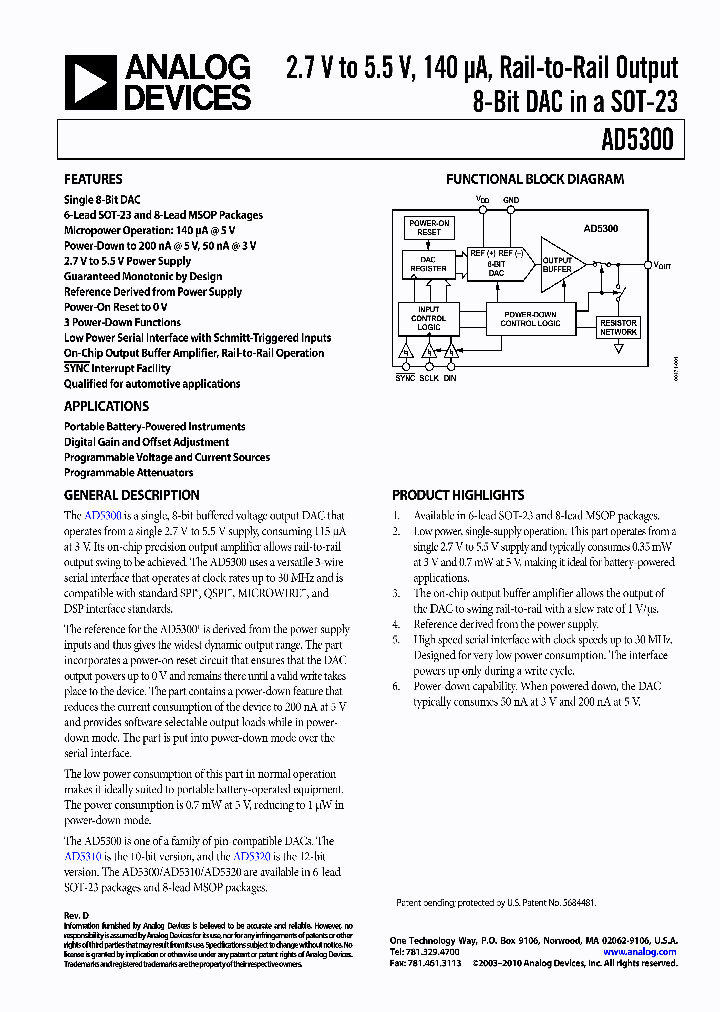 AD5300BRM_7240738.PDF Datasheet