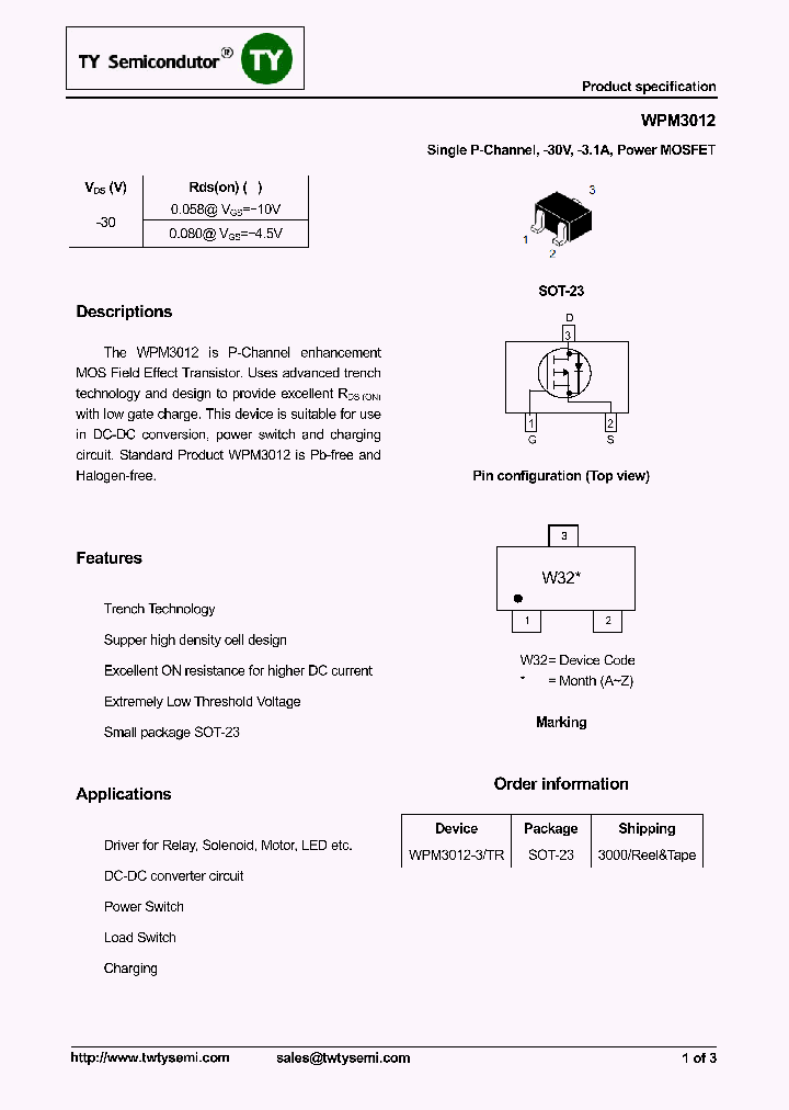 WPM3012_7242082.PDF Datasheet