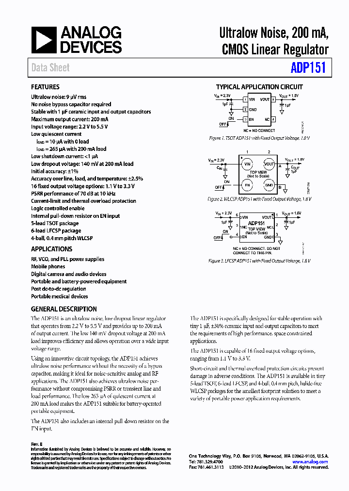 ADP151ACBZ-11-R7_7243139.PDF Datasheet