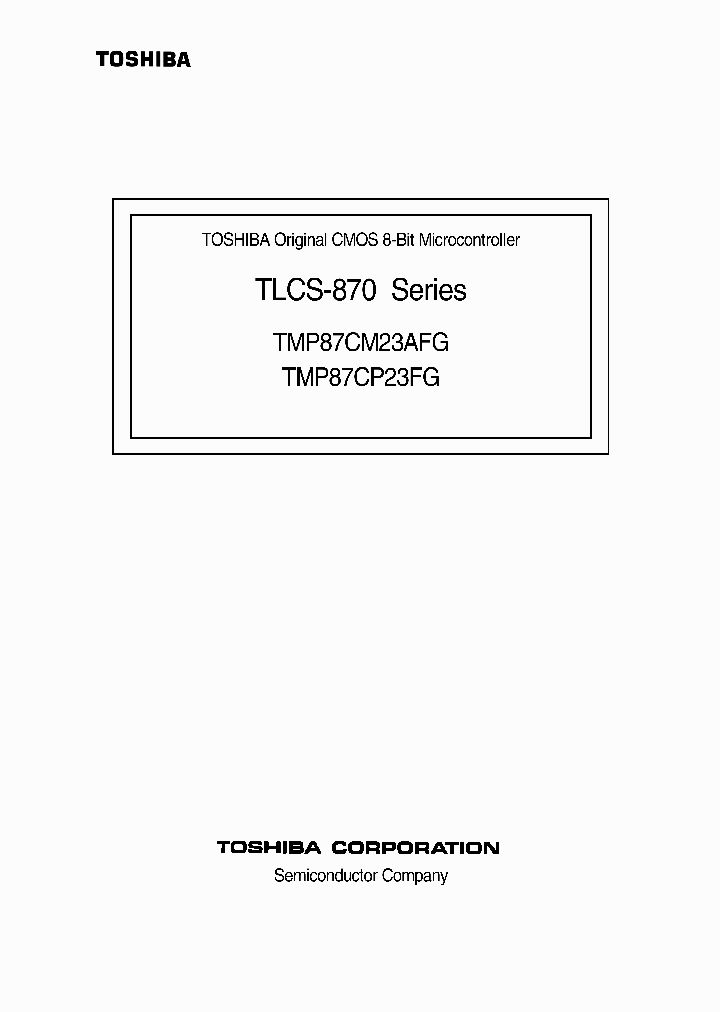 TMP87CP23FG_7243416.PDF Datasheet