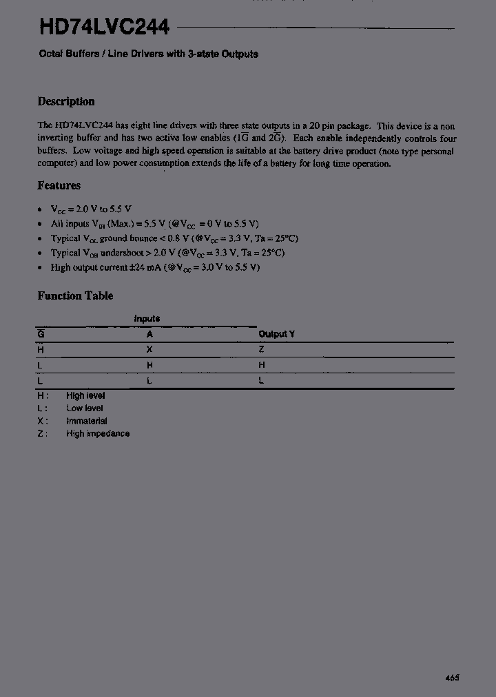 HD74LVC244T_7243653.PDF Datasheet