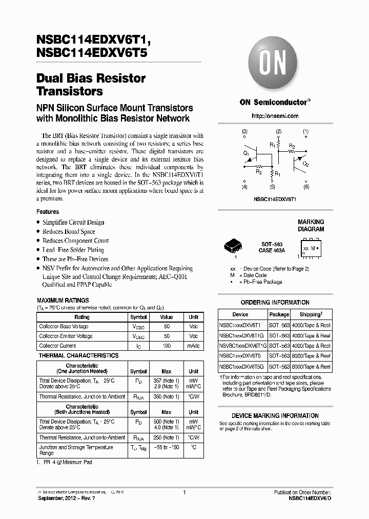 NSBC113EDXV6T1_7243761.PDF Datasheet