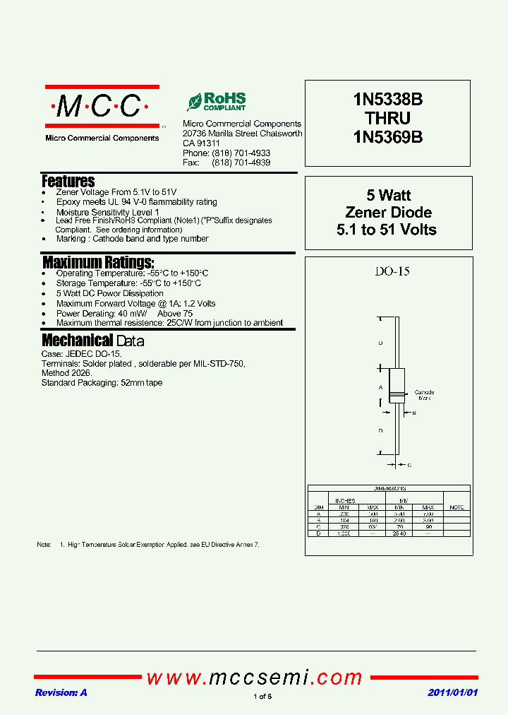 1N5340B_7243865.PDF Datasheet