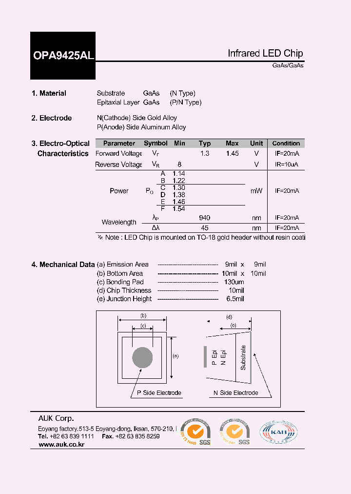 OPA9425AL_7244374.PDF Datasheet