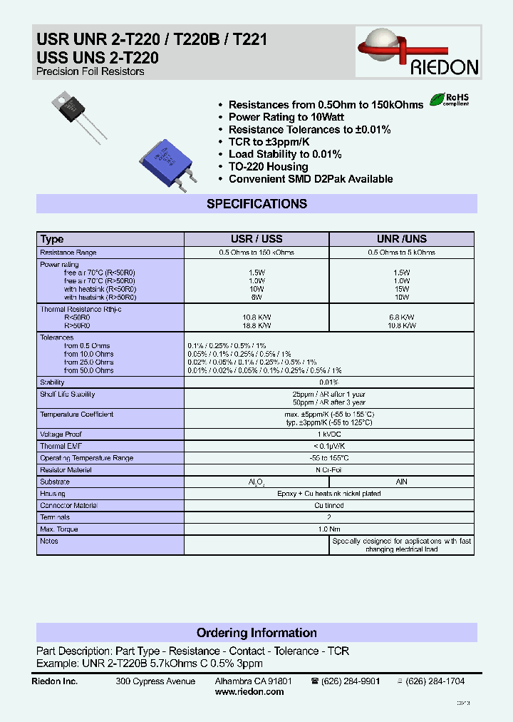 UNR2-T220B57KOHMS_7244469.PDF Datasheet