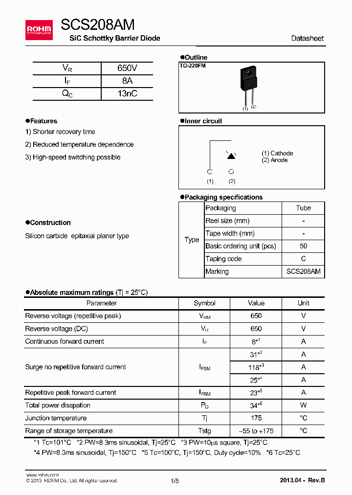 ROHM-SCS208AM_7244937.PDF Datasheet