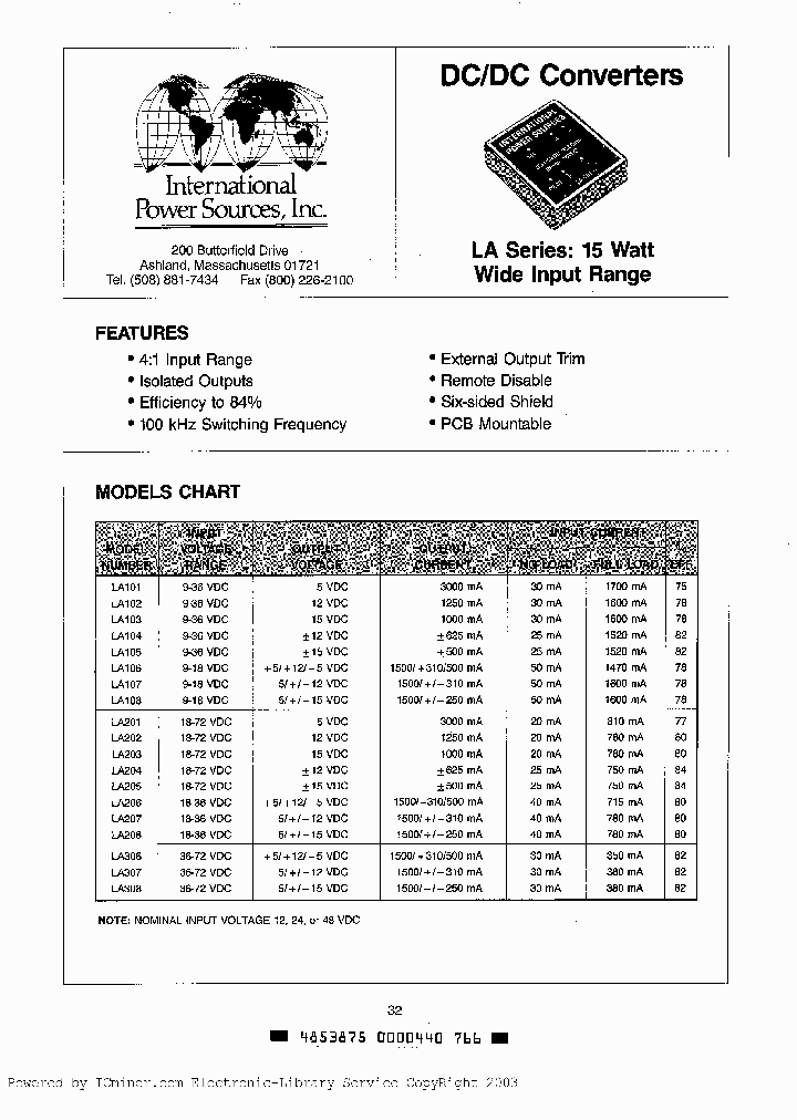 LA306_7245376.PDF Datasheet