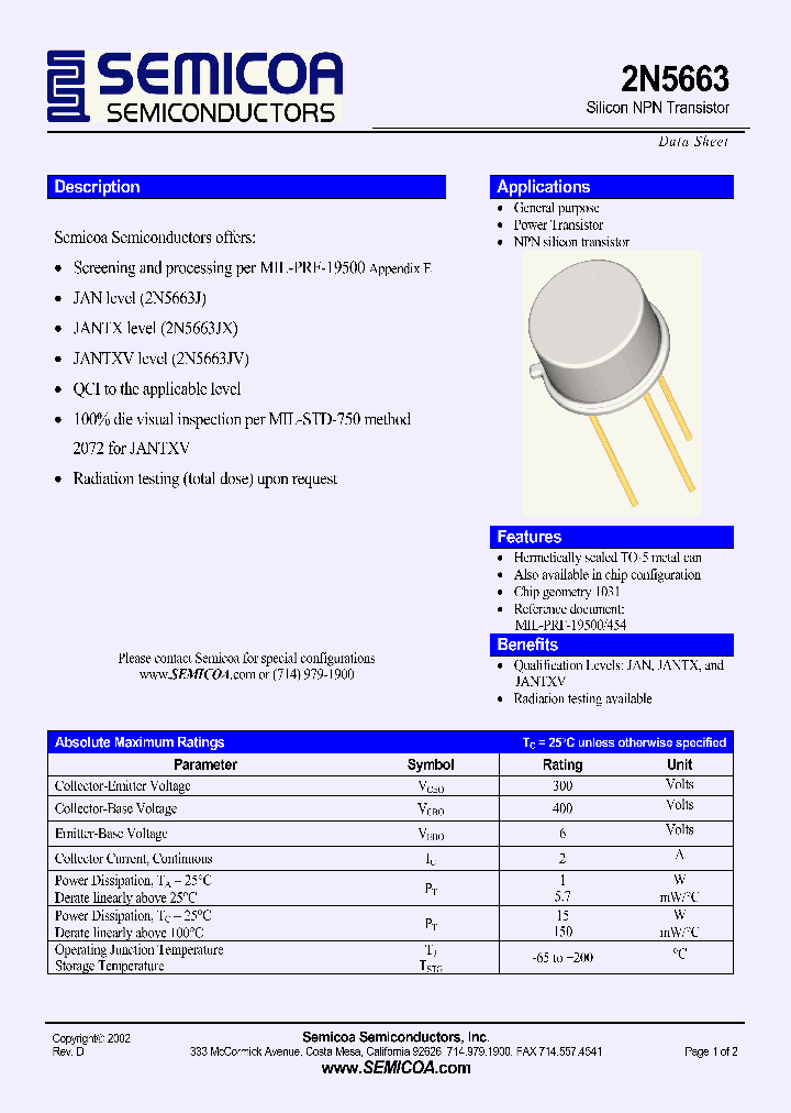 2N5663_7245327.PDF Datasheet