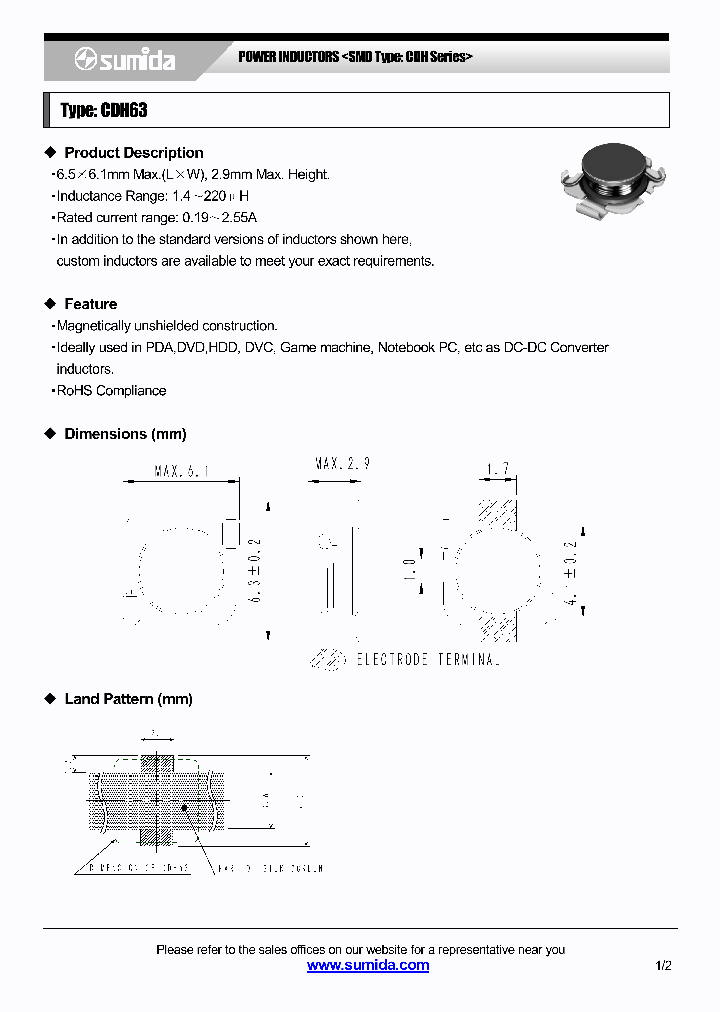 CDH63NP330MC_7245757.PDF Datasheet