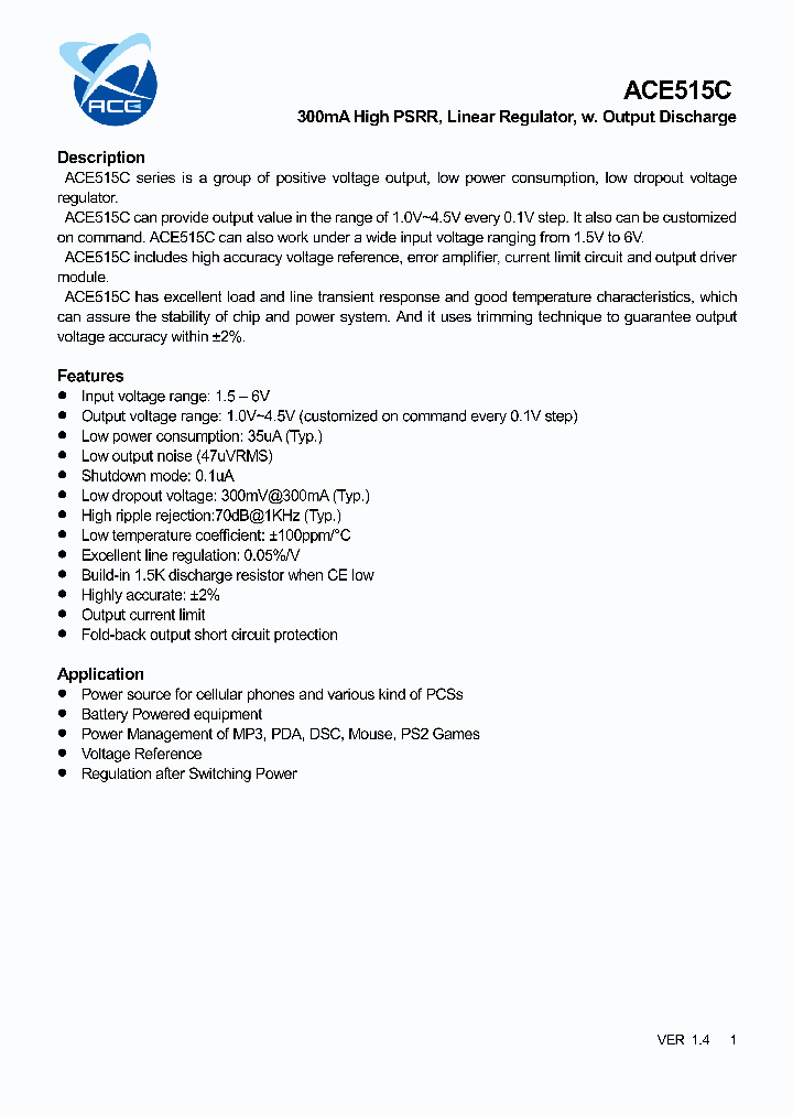 ACE515C_7245937.PDF Datasheet