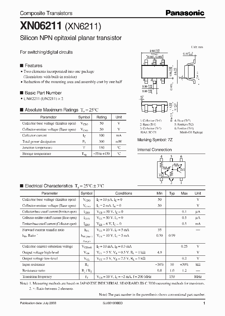 XN6211_7246078.PDF Datasheet